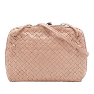 Bottega Veneta Pre-owned Nodini Crossbody Bag - Dames - Pre-owned - Roze - Maat: ONE Size Leer