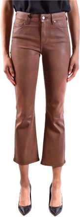 Paige Cindy Cropped Jeans - Dames - Cropped Jeans - Bruin - W27 - Katoen - Jeans