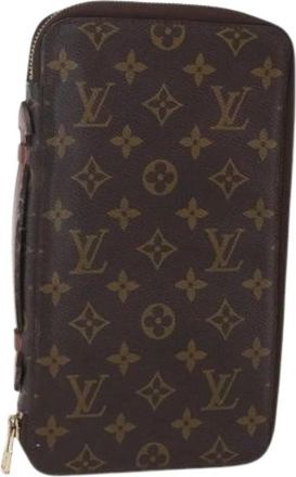 Louis Vuitton Pre-owned Wallets, female, Brown, Size: ONE SIZE Pre-owned Canvas Wallet
