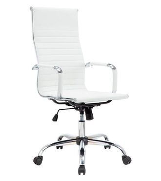 Home Heavenly Home Heavenly - Silla Escritorio Ergon&oacute;mica Andy, Silla Oficina Giratoria Con Respaldo Alto. 115x60x66 Cm. Blanco