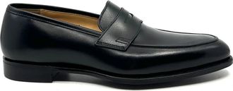 Crockett & Jones Crawford Moccasin - Heren - Loafers - Zwart - 43 1/2 EU - Leer - Schoenen