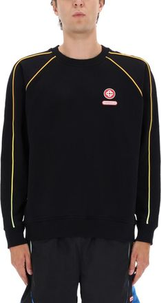 Casablanca Black Crew Neck Sweatshirts