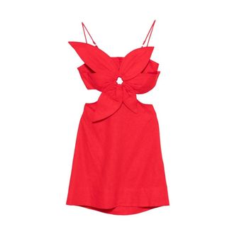 Farm Rio Mujer, Vestidos, Rojo, Talla: XS