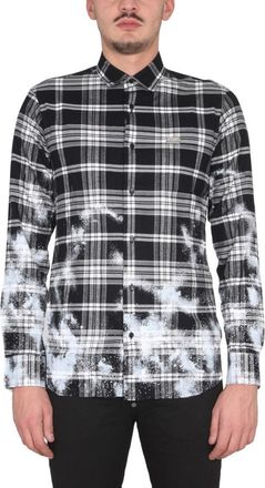 Philipp Plein Tartan Pattern Shirt