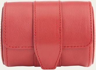 Royce Leather Monogrammed Leather Travel Watch Roll