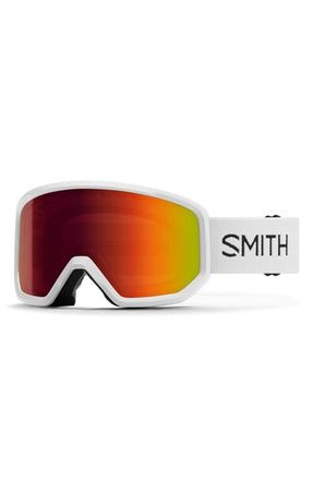 Smith Transfer Snow Goggles in White /Red Sol-X Mirror at Nordstrom