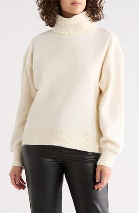 T Tahari Turtleneck Sweater in Ivory at Nordstrom Rack, Size X-Small