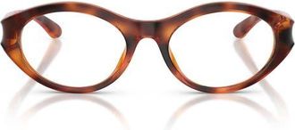 Diesel 51mm Oval Optical Glasses in Havana /Demo at Nordstrom