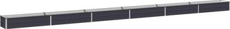 vidaXL Cama De Jard&iacute;n Elevada Gris Antracita 600 X 40 X 24 Cm Vidaxl