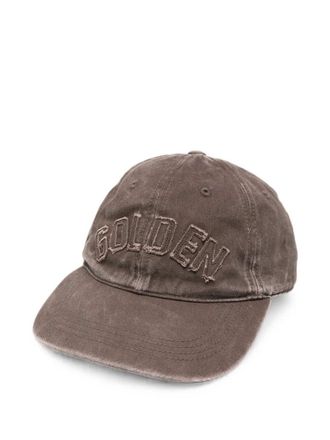 Golden Goose Cap Washed Cotton Twill Journey Baseball
