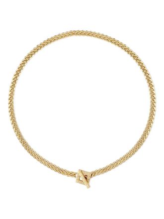 Ivi Seaside Collection Signore T-bar chain necklace - women - Sterling Silver/Gold Plated - One Size