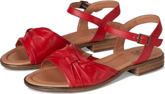 Miz Mooz Dorra Womens Wedge Shoes Red : EU 41 (US Womens 9.5-10) B - Medium, Leather