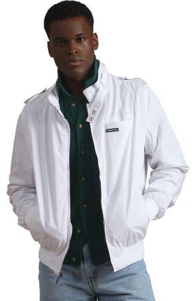 Members Only Classic Iconic Racer Jacket in White at Nordstrom, Size Xx-Large