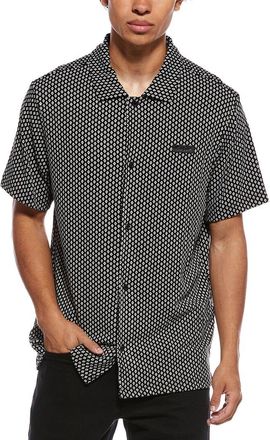 Karl Lagerfeld Karl Lagerfeld Diamond Pattern Jacquard Shirt