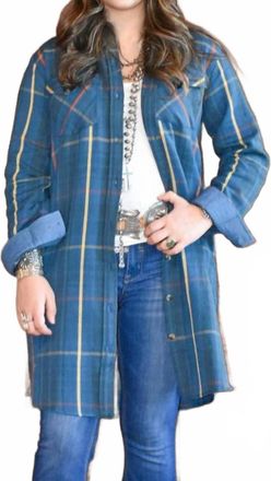 Tasha Polizzi Ayla Lapis Tunic In Blue
