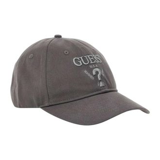 Guess Cappello con visiera e ricamo - - Accessories - Uomo - Grigio - ONE SIZE