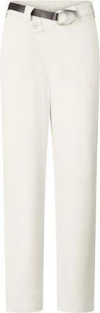 Pinko Straight-Leg Trousers With Circular Buckle And Minimalist Design