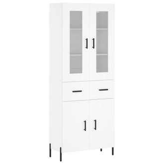 Berkfield Home Highboard White 69.5x34x180 cm Engineered Wood