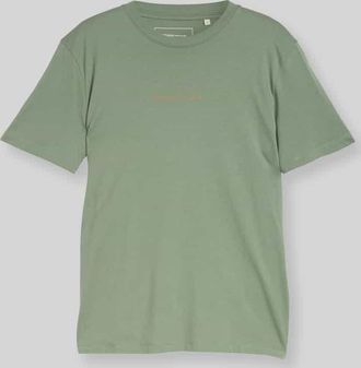 Tom Tailor Denim Regular Fit T-Shirt aus reiner Baumwolle in Mint, Gr&ouml;&szlig;e XXL
