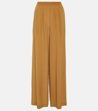Joseph Soie Hulin silk crêpe wide-leg pants