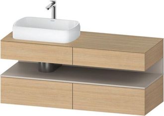 Duravit Qatego Consola Mueble Bajo Lavabo, 2 Extensiones, 2 - Duravit