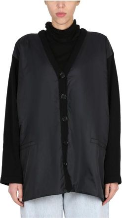 Aspesi Front Button Closure VNE - Dames - Vesten - Zwart - XS - Truien & Vesten