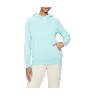 Under Armour Atleet Prestatie Pullover Sweatshirt - Dames - Hoodies - Blauw - S - Katoen - Hoodies & sweatvesten