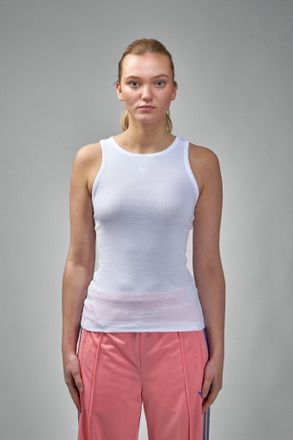 Ganni Soft Cotton Rib Tank Top
