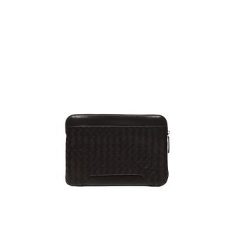 Bottega Veneta Getaway Fondente Intrecciato Document Holder