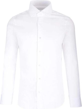 Barba Culto Shirt - Heren - Zakelijke Overhemden - Wit - 3XL - Katoen - Overhemden