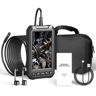 OEM C&aacute;mara De Inspecci&oacute;n Industrial Desmontable De 5 Pulgadas, 1080p, Ips, Ip67, Con Zoom 1.5x Y 5 M De Longitud
