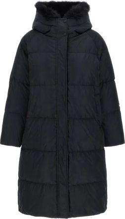 Yves Salomon Parka Larga de Plumas con Ribete de Zorro - Coats - Mujer - Negro - S