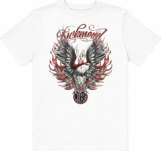 John Richmond Iconic Graphic T-shirt - Heren - T-shirts - Wit - M - Tops
