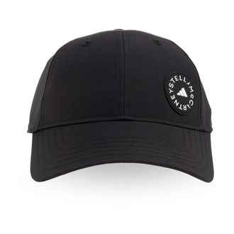 adidas by Stella McCartney Fitness, Dames, Zwart, ONE Size, Polyester, Logo Baseball Cap