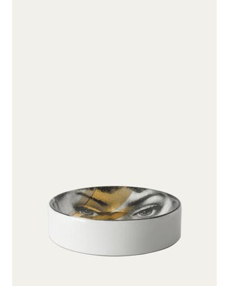 Fornasetti Round Ashtray Tema E Variazioni Lightning
