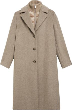 Comma Blazerjas - Dames - Mantel - Bruin - L - Wol - Jassen