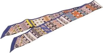 Herm&egrave;s Pre-owned Twilly Scarf - Dames - Vintage Accessoires - Veelkleurig - ONE Size - Vintage