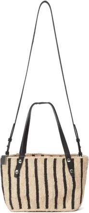 Rag & Bone Small Daily Straw Tote in Natural/black at Nordstrom