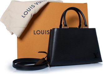 Louis Vuitton Louis Vuitton zwarte leren Kleber PM-tas