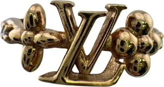 Louis Vuitton Gold Plating Band Ring (Pre-Owned)