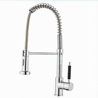 Trade Shop Trade Shop - Rubinetto Miscelatore Con Doccetta Lavello Isola Per Cucina Canna Alta 87466