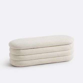 La Redoute Interieurs Bank/bedeinde/kist met badstof, Pilou