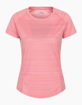 Mountain Warehouse Womens Mountain Warehouse Womens/Ladies Endurance Striped T-Shirt - Pink - Size: 16