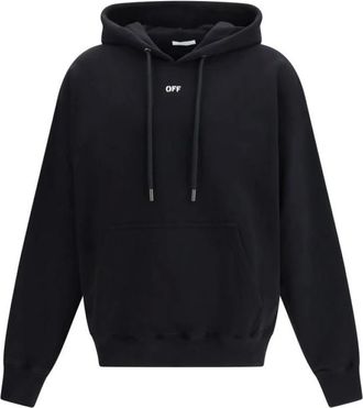 Off-white Hoodies & sweatvesten, Heren, Zwart, S, Katoen, The Skate Hoodie