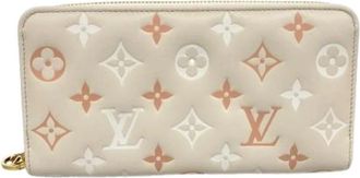 Louis Vuitton Pre-owned Wallets, female, Beige, Size: ONE SIZE Pre-owned Zippy Wallet