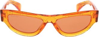 Gucci Accessoires, unisex, Oranje, ONE Size, Zonnebrillen
