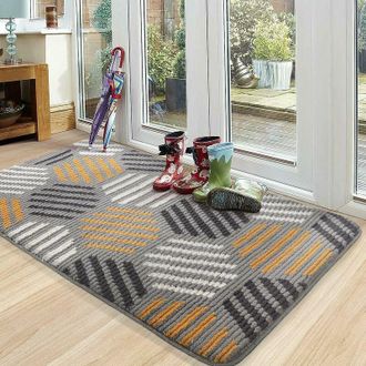 OEM Felpudo Antideslizante Para Interiores, Suave, Absorbente Y Lavable. Ideal Para Interiores Y Exteriores, Dormitorio, Cocina, Entrada Y Pasillo. Medida