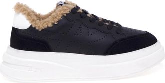 Ash Ash, Schoenen, Dames, Zwart, 40 EU, Leer, Impulsfur Sneaker