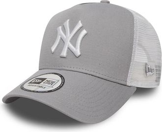 New Era Trucker Mesh Cap in Bundle with UD Bandana New York Yankees Los Angeles Dodgers - Ny Grey/Black, OSFA (One Size fits all)