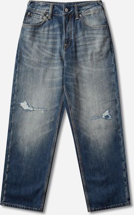 Evisu Men s Daikoku Ripped Jeans Mid Tone Indigo